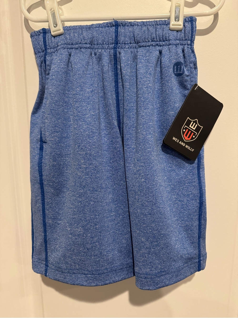 Wes and Willy Kids' Blue Athletic Shorts – Lightweight Play Shorts